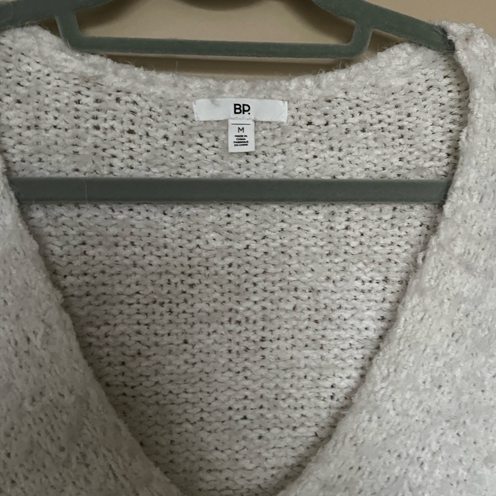 White Knit Nordstrom Sweater View 2